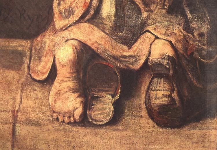 The Return of the Prodigal Son (detail), REMBRANDT Harmenszoon van Rijn